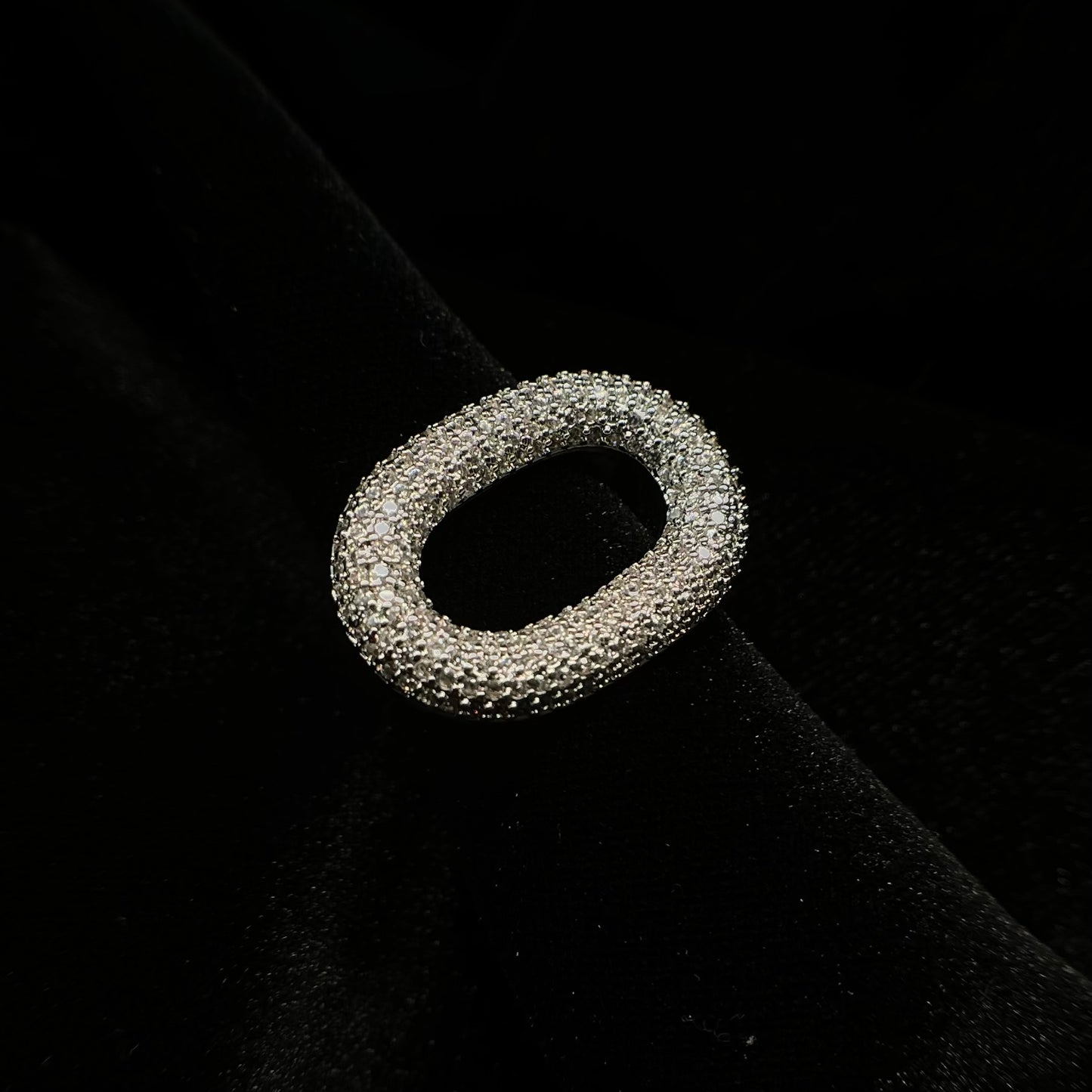 Ovaal Ring in Silver